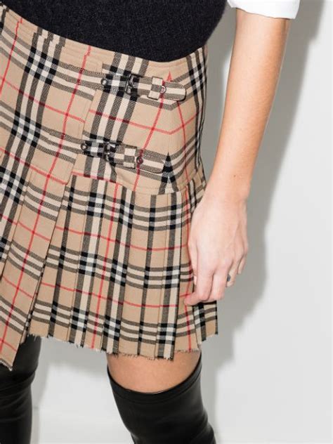 vintage burberry skirt|burberry girls skirt.